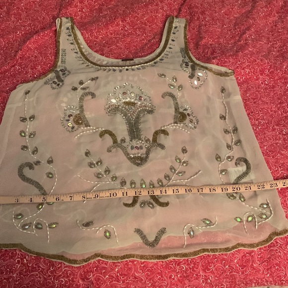 Women’s Tank Top with Bead Detailing - Picture 12 of 13